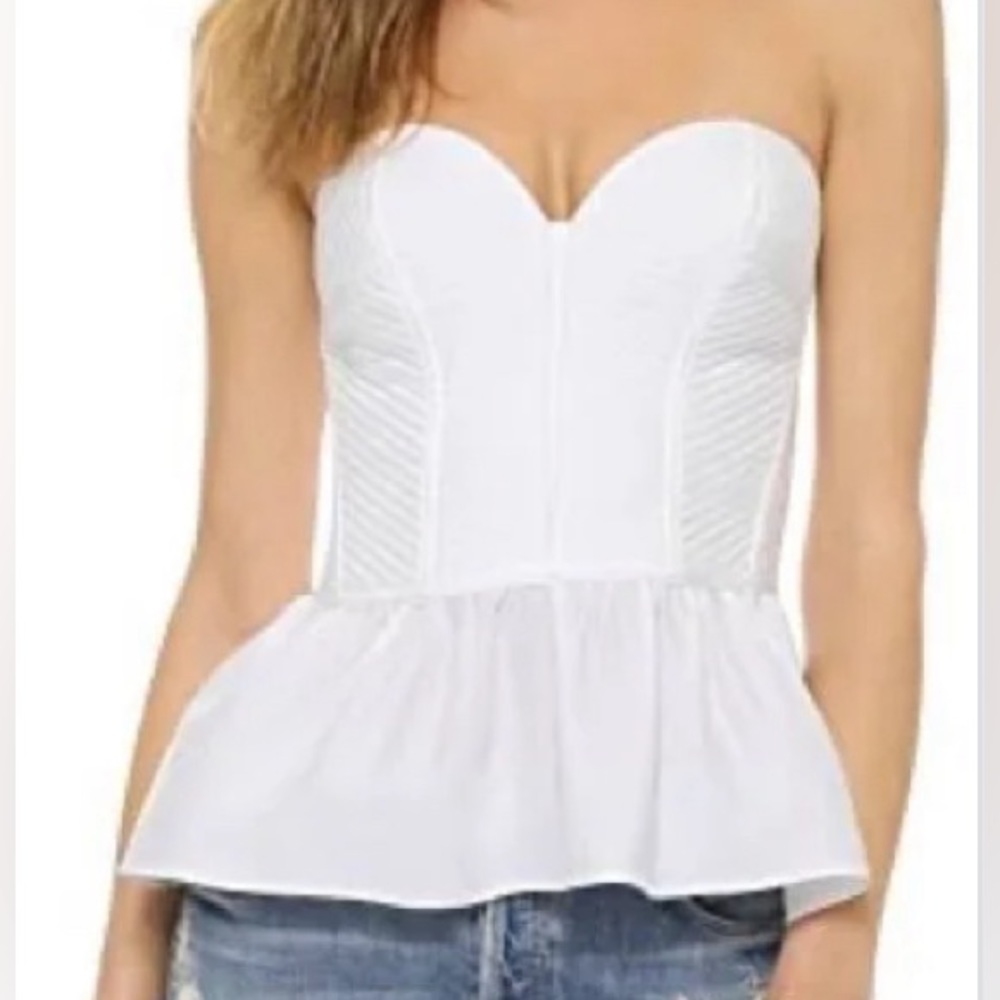 Parker strapless top
